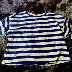 Universal Thread, blue with white stripes